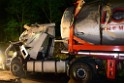 VU Gefahrgut LKW umgestuerzt A 4 Rich Koeln Hoehe AS Gummersbach P751